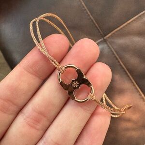 Tory Burch Rose Gold Embrace Ambition Bracelet